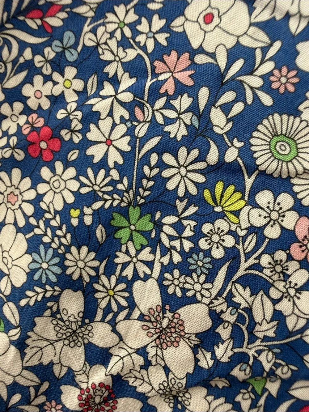 J. Crew Navy Floral Short-Sleeve Button-Down Shirt